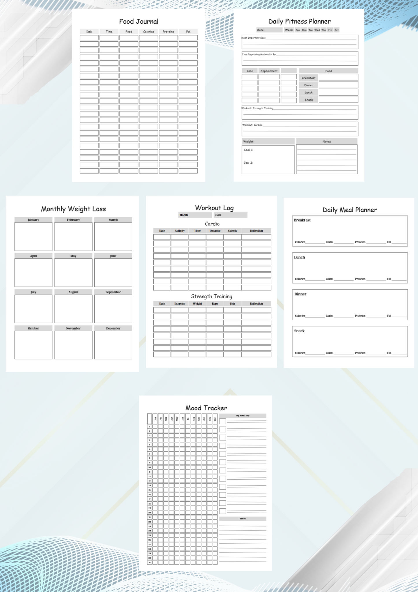 Health & Wellness Digital Planner
