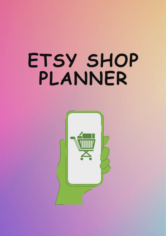 Etsy Shop Planner – Digital Business Organizer
