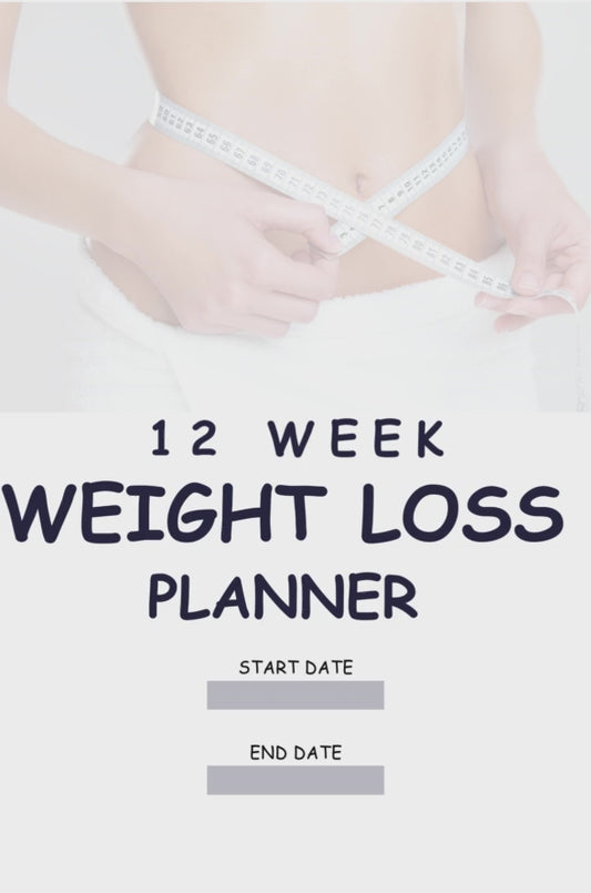 12-Week Weight Loss Planner – Digital Fitness Journey Tracker