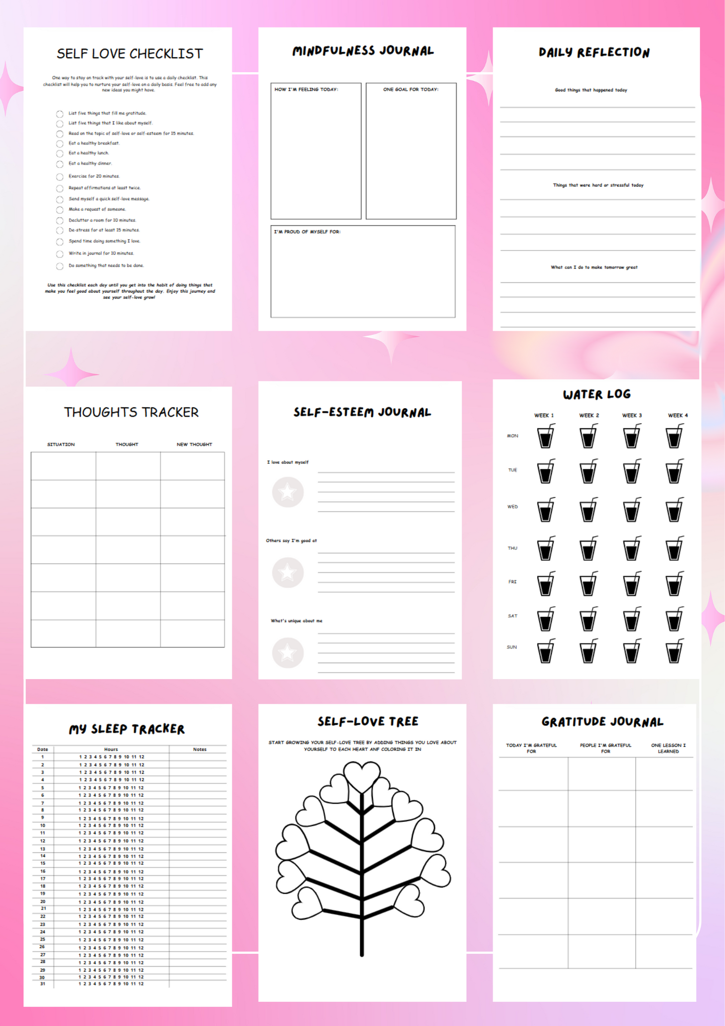 Self Love Digital Workbook